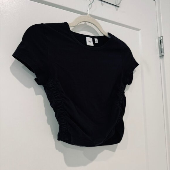 Aritzia TNA Black Crop Top, S - Picture 3 of 4